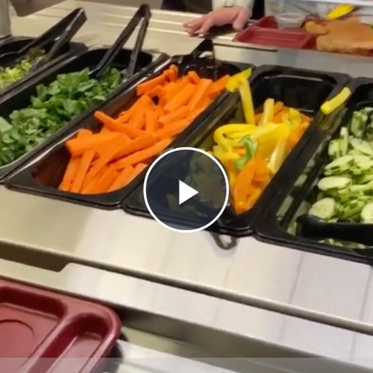 a colorful school salad bar a colorful school salad bar